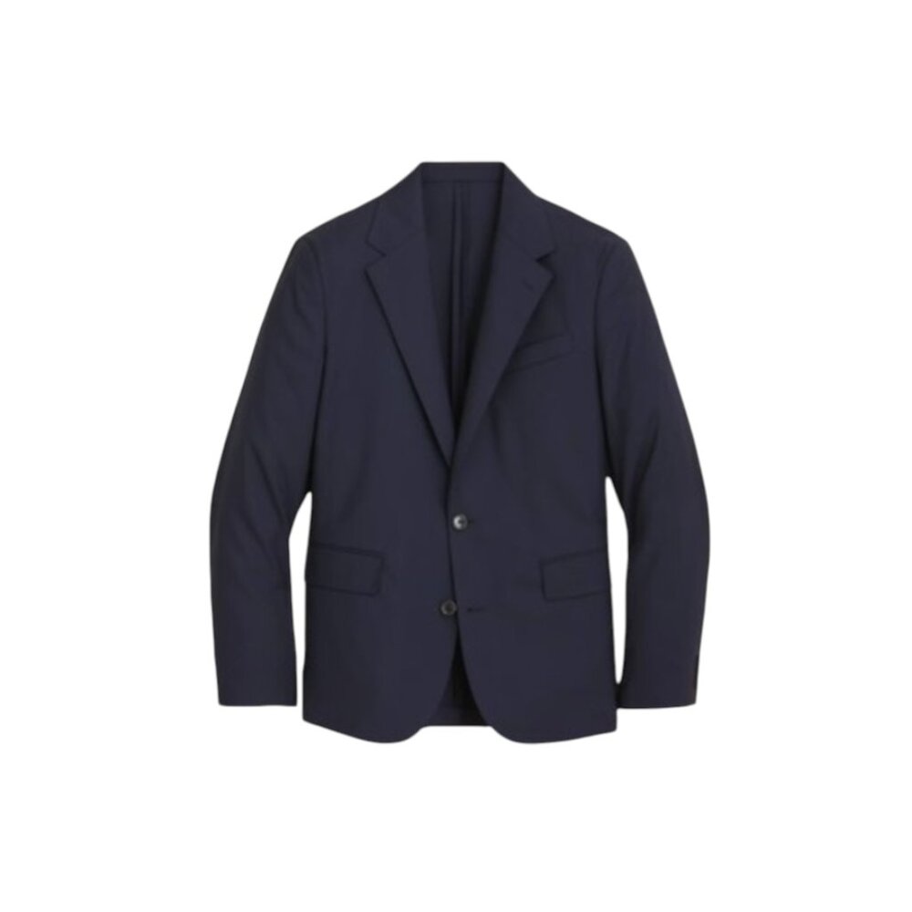 NWT JCrew Ludlow Classic Fit Suit Jacket Mens 38 R Navy Blue Loro Piana C3268